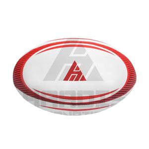 Pelota de rugby de tamaño personalizado de la mejor calidad, pelota de rugby pakistaní de color sólido a precio razonable - Product Image 1