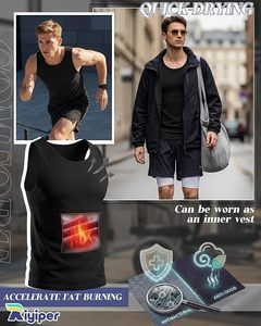 Débardeur en coton premium pour hommes, débardeur de sport sans manches, t-shirt d'entraînement personnalisé avec logo, vêtements de sport pour hommes - Product Image 2