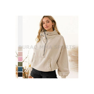 Suéter de Punto con Capucha para Mujer, Corte Holgado, Informal, para Invierno, Colores Personalizados Disponibles - Product Image 1