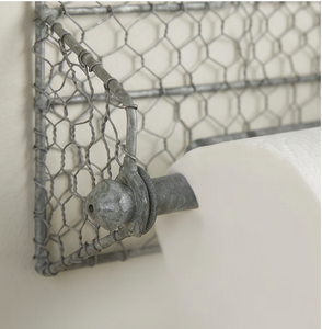Pure Iron Wire Paper Towel Holder Attractive Design Wall Mounted Paper Towel Holder For <b>Bathroom</b> <b>Accessories</b> And Kitchen Use - Product Image 2