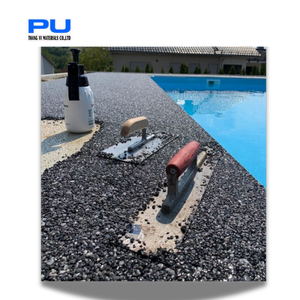 Resina de carpeta de PU de alta calidad y adhesivo epoxi para pegamento de piedra mezclado con adoquines para piscinas, pasarelas, jardines - Product Image 1