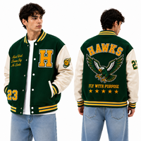 Blouson Bomber Personnalisé en Laine de Haute Qualité pour Équipes et Clubs Universitaires, Style Streetwear, Échantillon Rapide, Vente en Gros USA