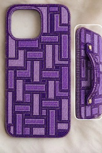 Coque de téléphone bohème perlée CRYSTAL CRAFT avec pompon et broderie pour Apple iPhone 6 pouces, transparente, toutes saisons - Product Image 4