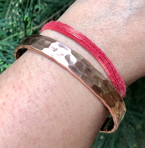 High Quality Solid <b>Copper</b> Bracelets & Cuffs Pure <b>Copper</b> Non-Toxic Customizable Design Women's Gift Set Rose Gold Plated <b>Copper</b> A - Product Image 4