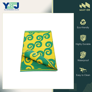 Low Market Price Easy to Clean and Corrosion Resistant Outdoor Carpets 100% Polypropylene <b>Plastic</b> Jacquard Mat from Thailand - Product Image 2