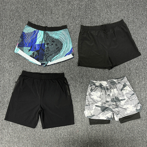 Custom Men Fitness Bodybuilding Shorts Quick Dry Active Pockets Sports Shorts Wholesale <b>Polyester</b> Workout Gym Bottoms Supplier - Product Image 4
