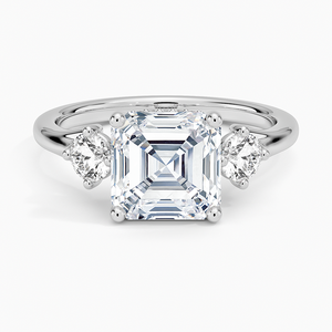 BOJ <b>Ring</b> 0122 Asscher Cut 925 Silver Luxe Floating Prong Setting Solitaire <b>Diamond</b> <b>Ring</b> 2ct D Color VVS1 Moissanite GRA Sale - Product Image 1