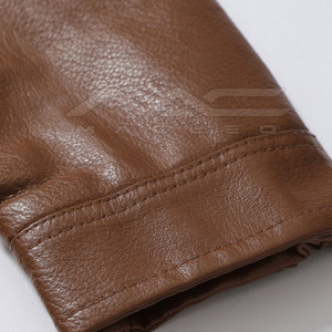 High Quality Genuine Leather <b>Jacket</b> <b>For</b> <b>Men</b> Long Sleeve Button Closure <b>Smart</b> Casual Outerwear Winter Clothing - Product Image 6