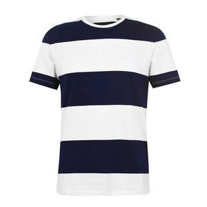 T-shirt en coton pour homme, décontracté, respirant, coupe ample, style urbain tendance, manches courtes, à porter en été - Product Image 1