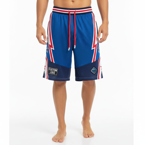 Shorts en maille polyester sublimée les plus vendus pour l'entraînement physique, shorts de sport en maille, shorts de basketball en maille 2026 - Product Image 1