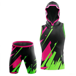 Tenues 7v7 personnalisées en polyester pour hommes et jeunes, respirantes, séchage rapide, toutes saisons, ensemble de sublimation pour équipe - Product Image 5
