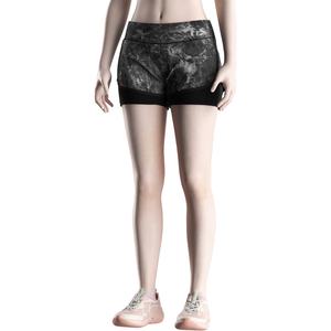 Shorts Deportivos para Mujer con Capa Interior de Soporte, Corte Láser y Ventilación para Entrenamientos en Clima Cálido - Product Image 2