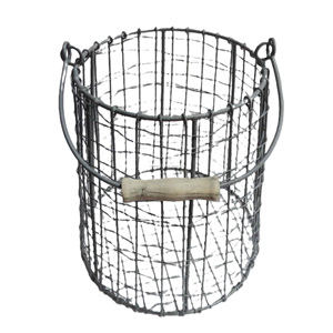 Cubo de fruta de alambre de metal con color negro a bajo costo para almacenamientos y organizadores cesta de fruta negra para el hogar y la cocina - Product Image 1