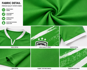 Tenues de football personnalisées directement de l'usine, maillots et shorts de football professionnels avec tissu léger, kit de sublimation complète - Product Image 5