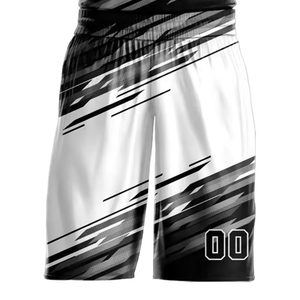 Custom Men's Basketball Uniform Set 100% Cotton Sublimation Printed Quick Dry Breathable Drawstring Closure Front Summer Spring - Product Image 5