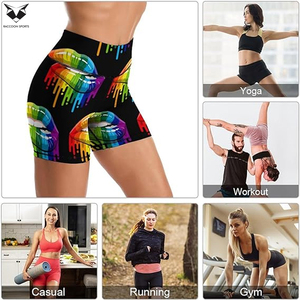 Pantalones Cortos Deportivos de Alta Calidad para Mujer, Pantalones Cortos de Yoga Elásticos de Cintura Alta para Ejercicio y Running - Product Image 6