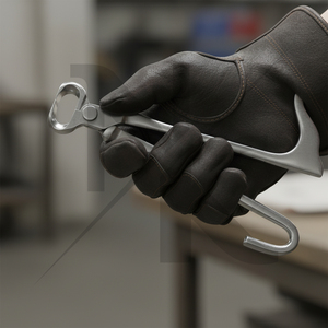 Pince à sabots en acier inoxydable - Outil professionnel de fermeur durable, réutilisable et résistant à la rouille pour usage vétérinaire et la sensibilité des sabots de cheval - Product Image 6