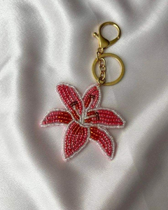 Lote de llaveros personalizados hechos a mano con letras de cuentas y bordado de semillas, colgante con nombre personalizado, accesorio DIY para bolso, regalo - Product Image 2