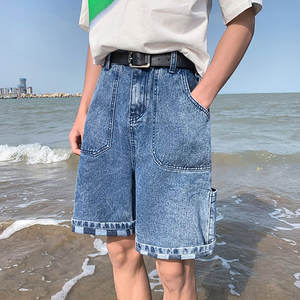 Pantalones Cortos de Mezclilla Elásticos para Hombre, Verano, Moda Casual, Corte Ajustado, Alta Calidad, OEM - Product Image 4