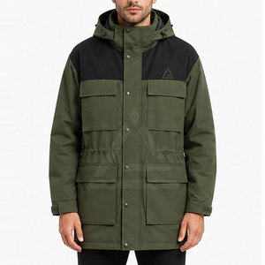 Oversized Parkas <b>Jacket</b> For <b>Men</b> Winter Outdoor Casual Wear Loose Fit Warm Hooded <b>Long</b> <b>Jacket</b> Fashion Streetwear Apparel - Product Image 3