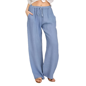 High Quality <b>Women</b> Flare Pants Custom Logo Wide Leg <b>Stretch</b> <b>Trousers</b> for Modern Street Fashion Valuable Price and Product - Product Image 5