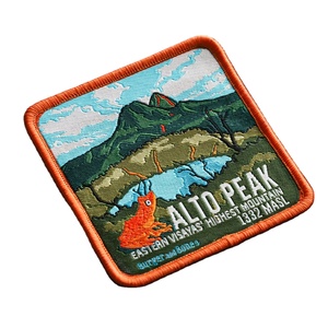 Custom Woven Patches For Backpacks and Small Woven Patches For Hats with Woven Patches With Iron-on Backing for Brands - Product Image 1