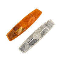 Feuille réfléchissante prismatique pour rayons de vélo, réflecteur PMMA, Ruckstrahler pour éclairage de roue de vélo