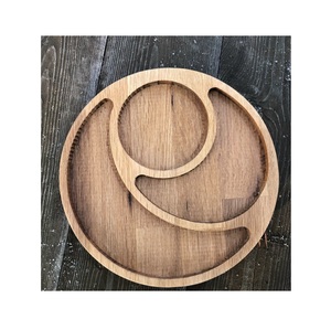 Plateau décoratif en bois, doté d'un savoir-faire raffiné, d'une robustesse durable et d'une présentation élégante, idéal pour les repas et le service. - Product Image 6