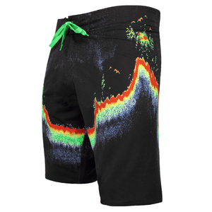 Wholesale Customizable OEM/ODM Designer Digital Printed Premium Breathable Polyester/Cotton <b>Elastic</b> <b>Waist</b> <b>Shorts</b> <b>Men</b> - Product Image 2