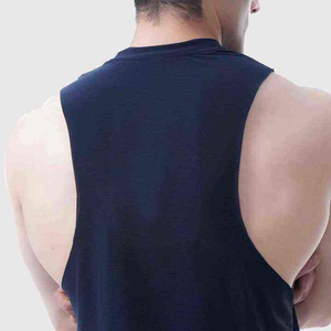 Débardeurs de sport et de musculation de qualité supérieure 2026 en coton et fibre de bambou pour homme, pour l'entraînement, prix de gros - Product Image 3