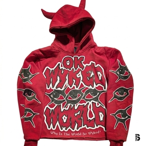 เสื้อฮู้ดดี้สีเขียว OEM/ODM ทรงโอเวอร์ไซส์ สตรีทแวร์ ผ้าฟลีซ ระบายอากาศได้ดี เป็นมิตรกับสิ่งแวดล้อม ผ้าฝ้าย 100% สำหรับฤดูหนาว สีพื้น - Product Image 2