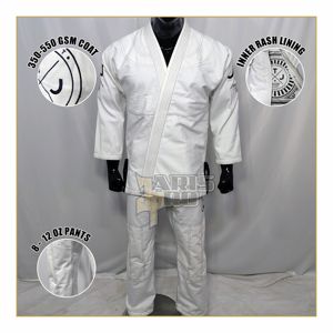 Kimono de Jiu-Jitsu 100% coton, séchage rapide, respirant, léger, Gi de BJJ personnalisé, Kimono de Jiu-Jitsu brésilien avec doublure intérieure - Product Image 1