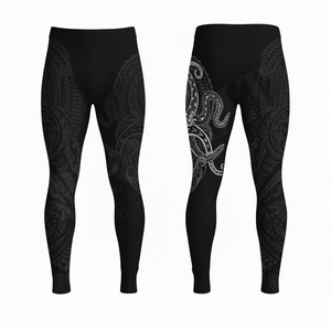 Apparel Accessory Premium Quality Customized Material Compression Leggings Fitness Jogging Lightweight Stretchy Yoga <b>Pants</b> Men's - Product Image 2