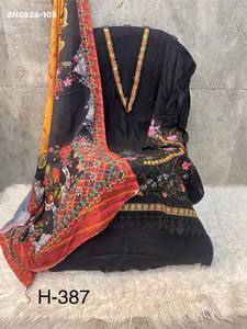 Proveedor de la colección de salwar-kameez y dupatta de rayón de diseño de última generación, de calidad premium, con bordados y semicosturas, procedente de la India. - Product Image 2