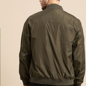 Chaquetas Bomber de Seda Satinada de Color Liso y Elegante para Hombre, Ropa Deportiva y de Moda Urbana - Product Image 4