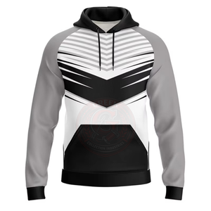 Sweat-shirt à capuche imprimé pour homme, en polyester de qualité supérieure, conçu pour les uniformes d'équipe et les vêtements promotionnels - Product Image 3