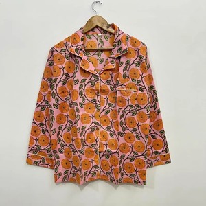 Conjunto de pijama de algodón para mujer, ropa de estar por casa, ropa de playa de algodón para verano - Product Image 2
