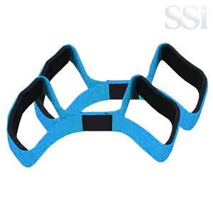 Sangles de levage universelles en forme de 8 pour la musculation, avec support rembourré pour les poignets, pour hommes et femmes, entraînement de musculation, fitness - Product Image 3