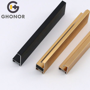 กรอบรูปกระจกติดผนังโลหะสีเงินสีทองทำจากอลูมิเนียมอัลลอยด์ - Product Image 2