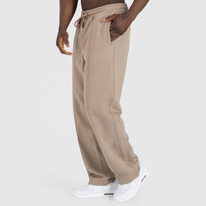 <b>Wholesale</b> Custom Design and Style <b>Joggers</b> Trousers Custom Embroidered Logo Elastic Waist Plain Casual Pleated <b>Sweatpants</b> For <b>Men</b> - Product Image 2