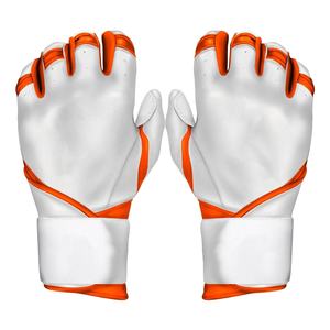 Gants de frappe de baseball professionnels en cuir PU, gants de sport de cricket, antidérapants, ajustement flexible, rembourrage respirant, OEM - Product Image 6