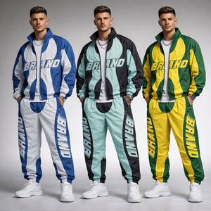 Conjuntos Cortavientos de Nylon Unisex 2026, Chándal Urbano Sólido, Ligero y Transpirable con Forro de Malla, Pantalones Cortavientos con Logotipo Personalizado - Product Image 2