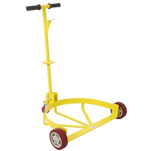 Carrello per Fusti da 55 Galloni con Capacità di 1200 lb, Carrello a Basso Profilo in Acciaio per Trasporto Fusti d'Olio - Product Image 1