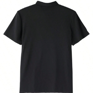 Camisas Personalizadas Ecológicas para Hombre, 100% Algodón Dobby, Manga Corta, Corte Ajustado, para Golf, al por Mayor, Lisas, OEM - Product Image 1