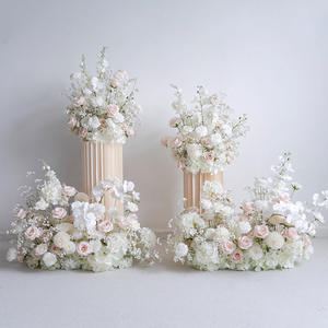 Centro de Mesa de Flores Artificiales de Tela LANJO, Bola de Flores para Decoración de Eventos de Boda, Fondo para Fiestas, Recepción de Boda, Personalizado - Product Image 2