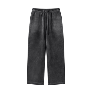 Ensembles de survêtements streetwear pour hommes, épais, en molleton respirant, avec sweat-shirts à col rond et pantalons de survêtement, effet délavé Monkey Wash et usé - Product Image 6