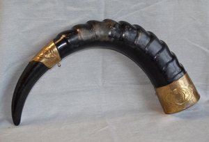 Corne à boire viking sculptée, nouveau design, la plus vendue, avec logo, authentique, sans fuites, de qualité alimentaire, pour bière. - Product Image 3