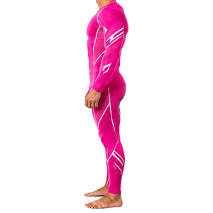 <b>Men</b> Gym Sports <b>Compression</b> Suit High Stretch Long Sleeve Top <b>Tights</b> Set Quick Dry Breathable Running Workout Training Wear - Product Image 2