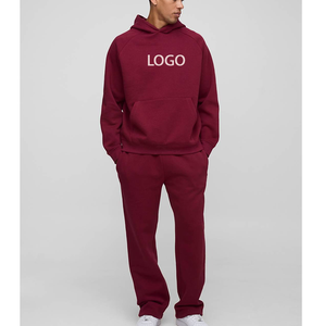 Conjunto Deportivo con Capucha y Estampado Digital para Hombre, 2 Piezas, Ropa Deportiva de Algodón, Estilo Urbano para Correr y Gimnasio - Product Image 1