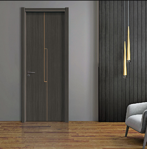 Puertas Interiores de Madera Minimalistas y Elegantes de 900 × 2100 mm para Hoteles y Residencias, Puertas de MDF Sólido para Habitaciones - Product Image 4